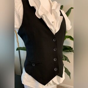 Promod Black vest tailored design